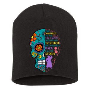 Feminist They Whispered To Her Magic Kingdom Family And Friends Short Acrylic Beanie