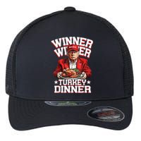 Funny Trump Winner Winner Turkey Dinner Thanksgiving Humor Flexfit Unipanel Trucker Cap