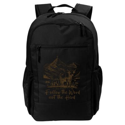 Follow The Word Not The Herd Backpack