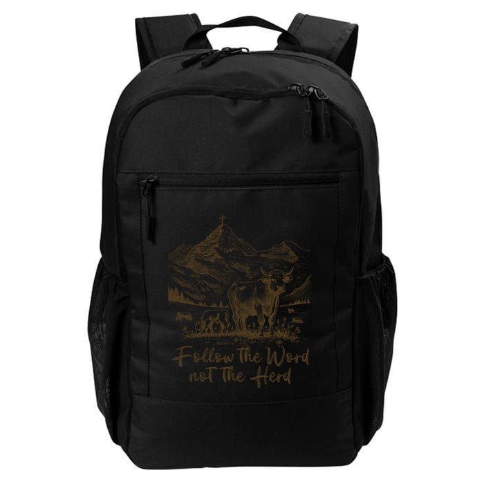 Follow The Word Not The Herd Backpack