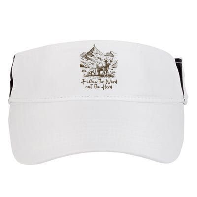 Follow The Word Not The Herd Adult Drive Performance Visor