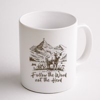 Follow The Word Not The Herd Coffee Mug