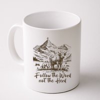 Follow The Word Not The Herd Coffee Mug