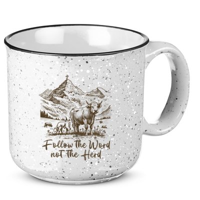 Follow The Word Not The Herd 15oz Campfire Ceramic Mug