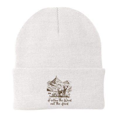 Follow The Word Not The Herd Beanie
