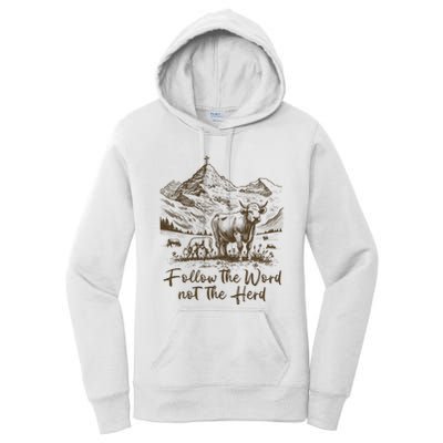 Follow The Word Not The Herd Women's Pullover Hoodie