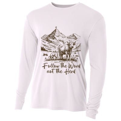 Follow The Word Not The Herd Cooling Performance Long Sleeve Crew