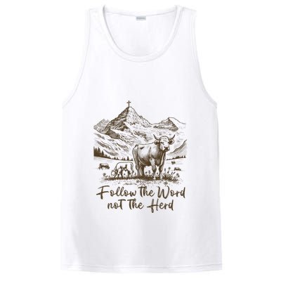 Follow The Word Not The Herd PosiCharge Competitor Tank
