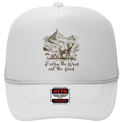 Follow The Word Not The Herd Trucker Hat