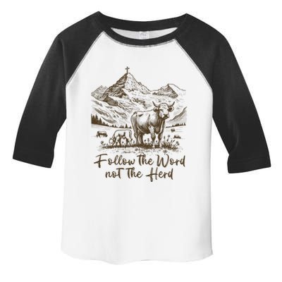 Follow The Word Not The Herd Toddler Fine Jersey T-Shirt