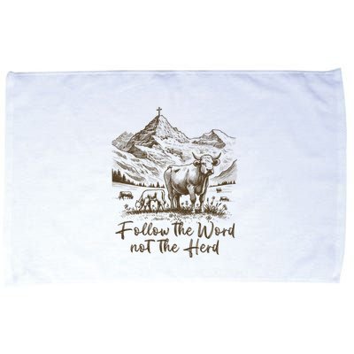 Follow The Word Not The Herd Microfiber Hand Towel