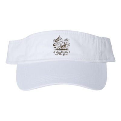 Follow The Word Not The Herd Valucap Bio-Washed Visor