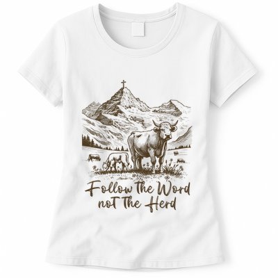Follow The Word Not The Herd Womens T-Shirt