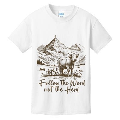 Follow The Word Not The Herd Kids T-Shirt