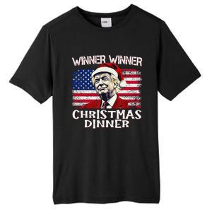 Funny Trump Winner Winner Christmas Dinner Santa Tall Fusion ChromaSoft Performance T-Shirt