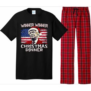 Funny Trump Winner Winner Christmas Dinner Santa Pajama Set