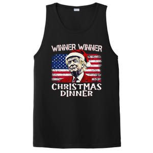 Funny Trump Winner Winner Christmas Dinner Santa PosiCharge Competitor Tank