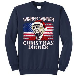 Funny Trump Winner Winner Christmas Dinner Santa Sweatshirt