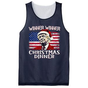 Funny Trump Winner Winner Christmas Dinner Santa Mesh Reversible Basketball Jersey Tank