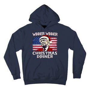 Funny Trump Winner Winner Christmas Dinner Santa Tall Hoodie