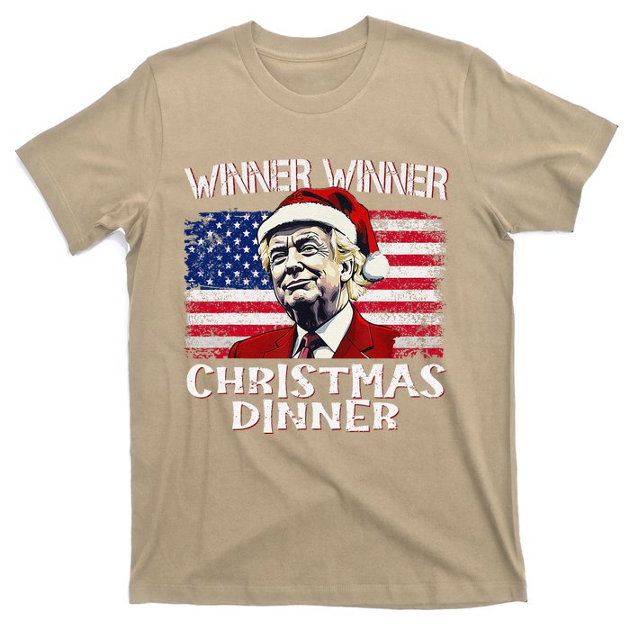 Funny Trump Winner Winner Christmas Dinner Santa T-Shirt