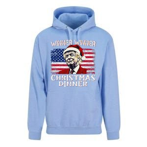 Funny Trump Winner Winner Christmas Dinner Santa Unisex Surf Hoodie