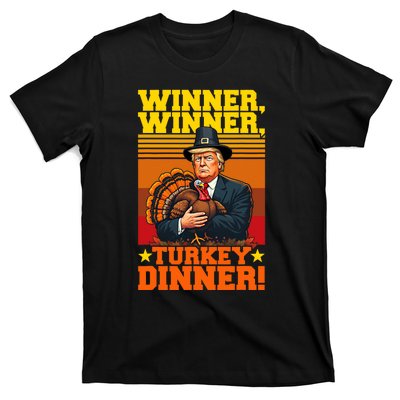 Funny Trump Winner Winner Turkey Dinner Thanksgiving Humor T-Shirt