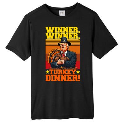 Funny Trump Winner Winner Turkey Dinner Thanksgiving Humor Tall Fusion ChromaSoft Performance T-Shirt