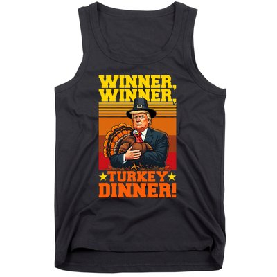 Funny Trump Winner Winner Turkey Dinner Thanksgiving Humor Tank Top