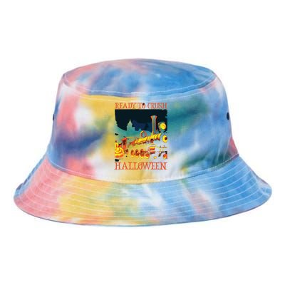 Funny Train Wagon Railroad Halloween Costume Tie Dye Newport Bucket Hat