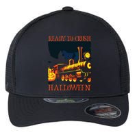 Funny Train Wagon Railroad Halloween Costume Flexfit Unipanel Trucker Cap