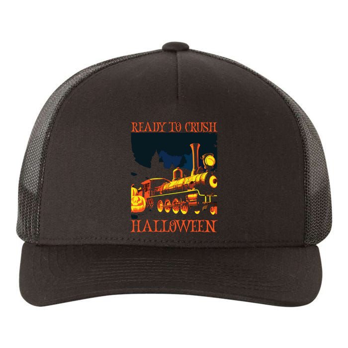 Funny Train Wagon Railroad Halloween Costume Yupoong Adult 5-Panel Trucker Hat