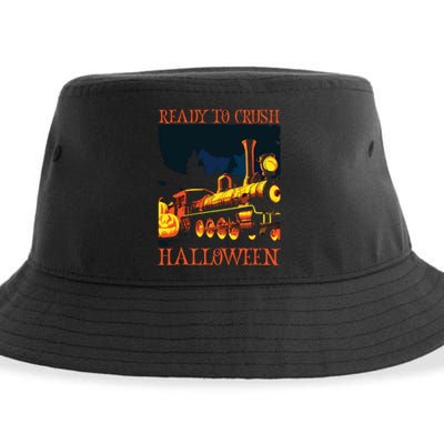 Funny Train Wagon Railroad Halloween Costume Sustainable Bucket Hat