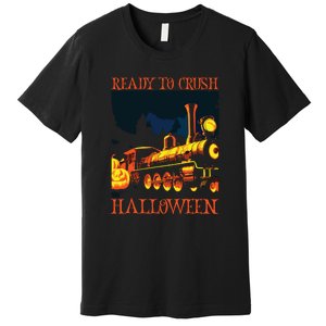 Funny Train Wagon Railroad Halloween Costume Premium T-Shirt