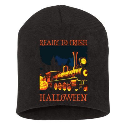 Funny Train Wagon Railroad Halloween Costume Short Acrylic Beanie