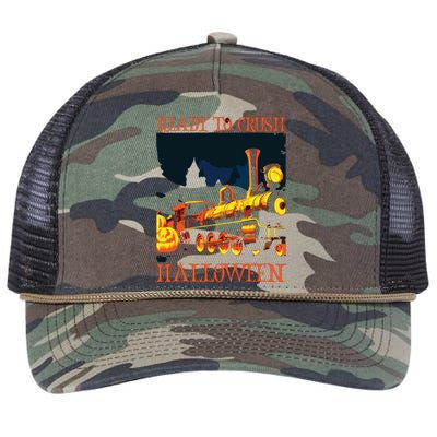 Funny Train Wagon Railroad Halloween Costume Retro Rope Trucker Hat Cap