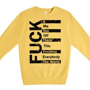 F The World Premium Crewneck Sweatshirt