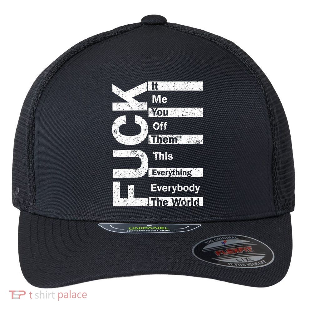 F The World Flexfit Unipanel Trucker Cap