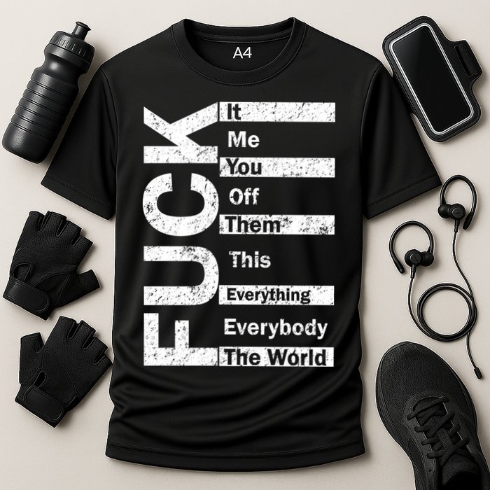 F The World Cooling Performance Crew T-Shirt