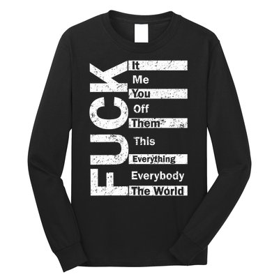 F The World Long Sleeve Shirt