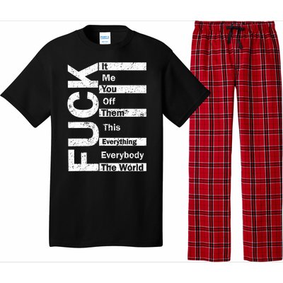 F The World Pajama Set