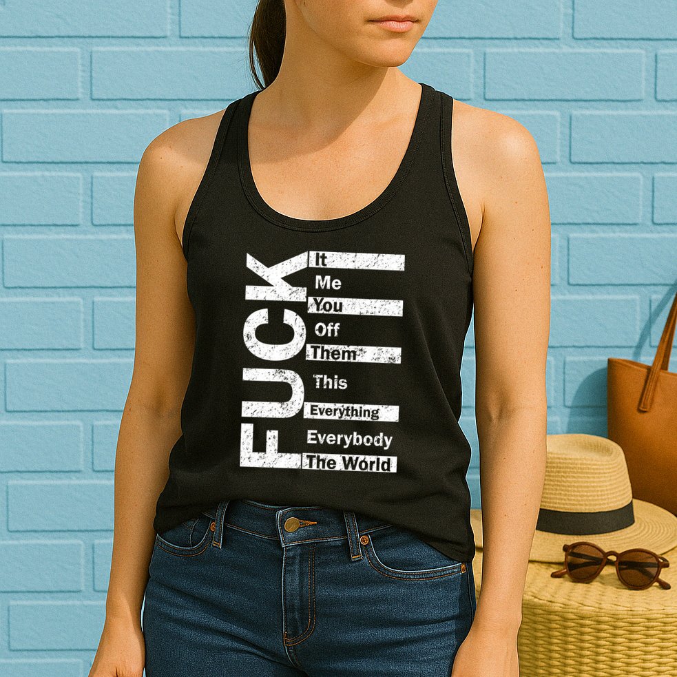F The World Womens Tank Top
