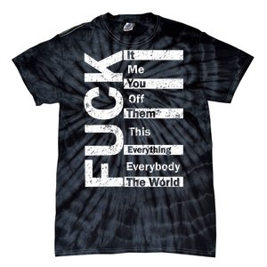 F The World Tie-Dye T-Shirt