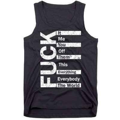 F The World Tank Top