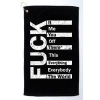 F The World Golf Towel