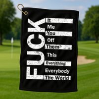 F The World Golf Towel