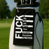 F The World Golf Towel