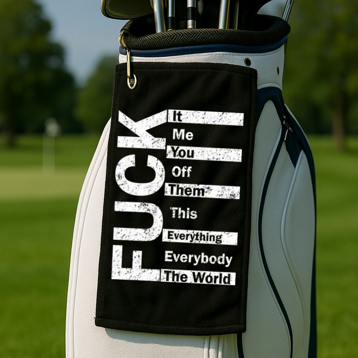 F The World Golf Towel