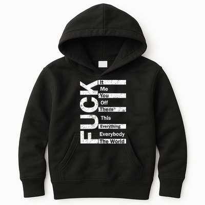 F The World Kids Hoodie