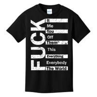 F The World Kids T-Shirt